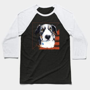 Kelpie drawing spray Baseball T-Shirt